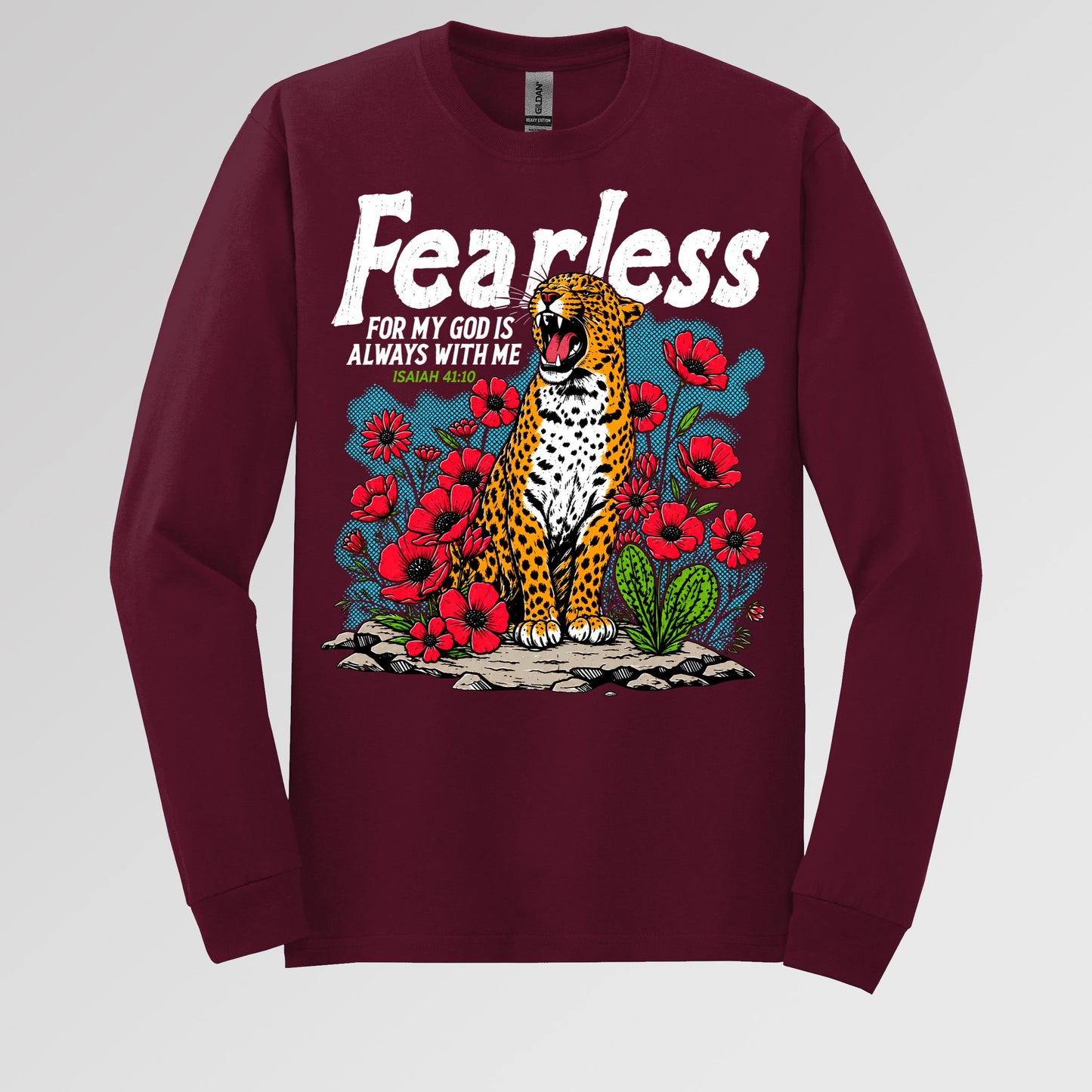 Fearless For My God Is Always With Me Isaiah 41.10 01
