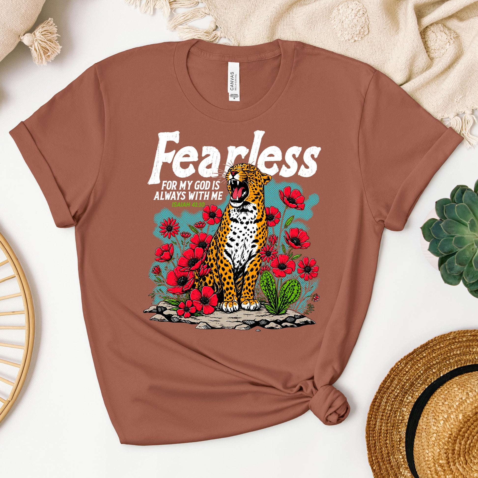 Fearless For My God Is Always With Me Isaiah 41.10 01