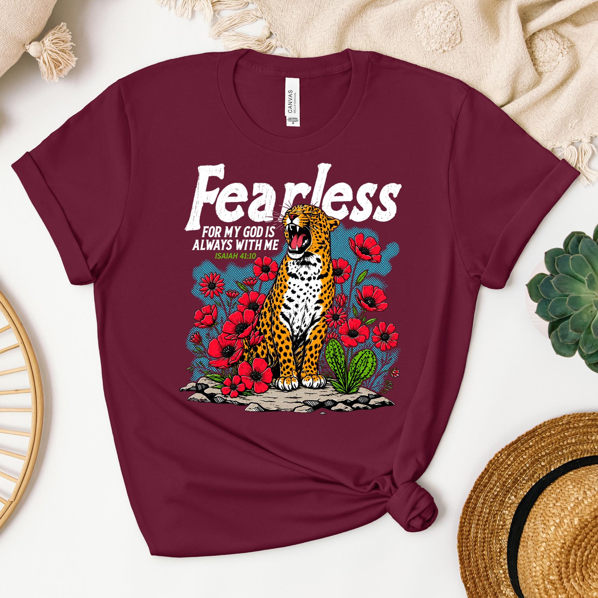 Fearless For My God Is Always With Me Isaiah 41.10 01