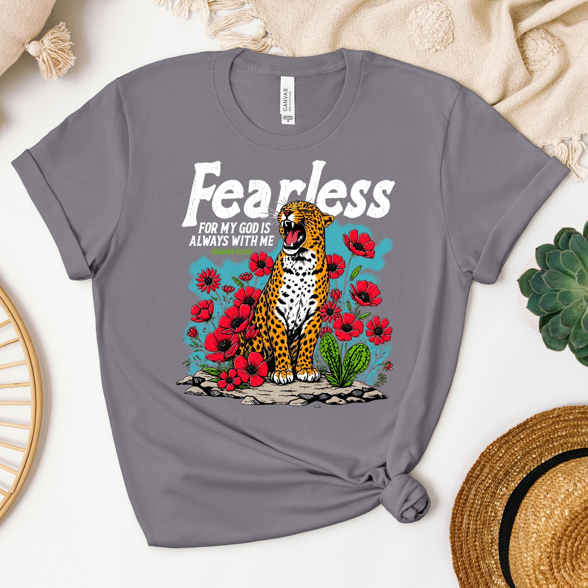 Fearless For My God Is Always With Me Isaiah 41.10 01