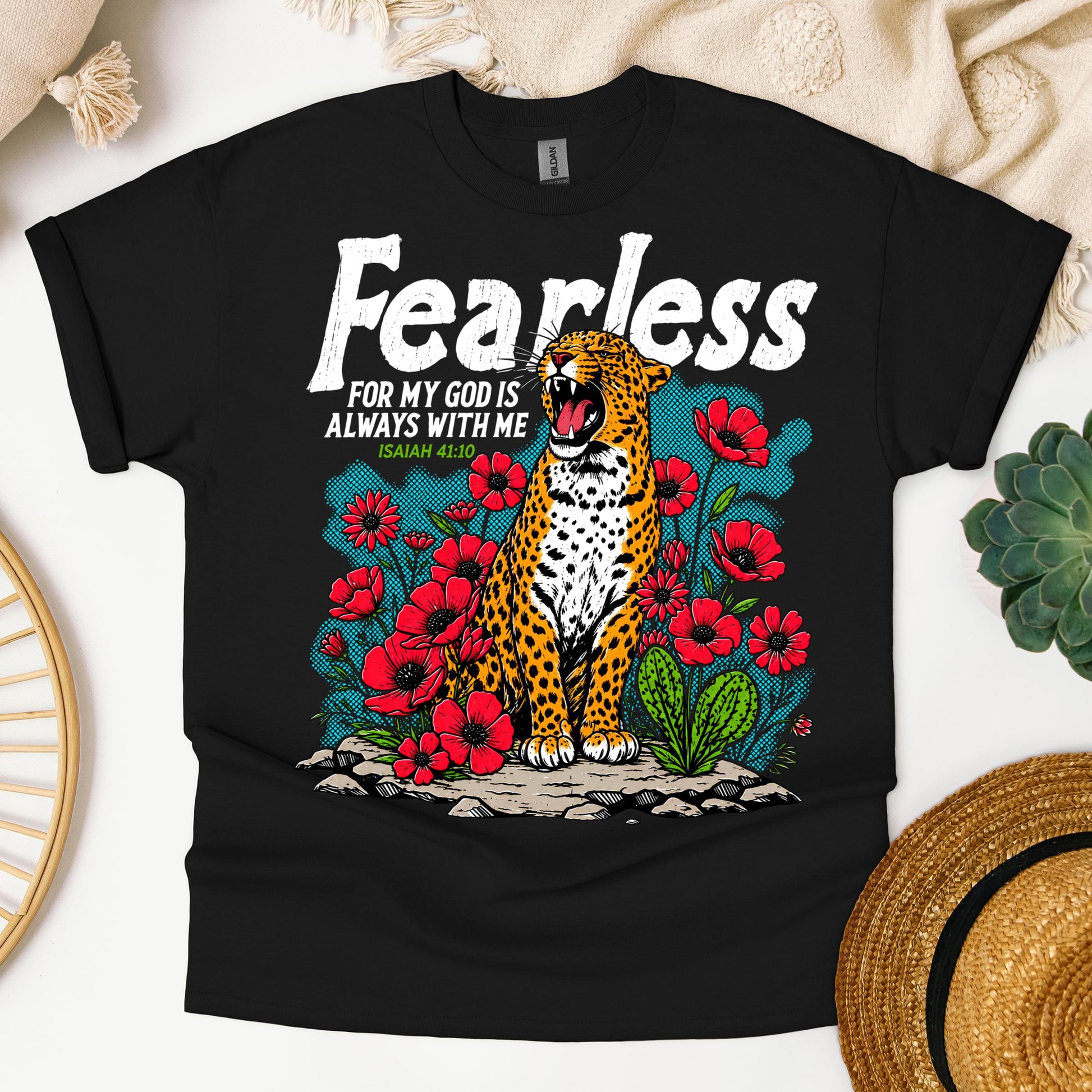 Fearless For My God Is Always With Me Isaiah 41.10 01