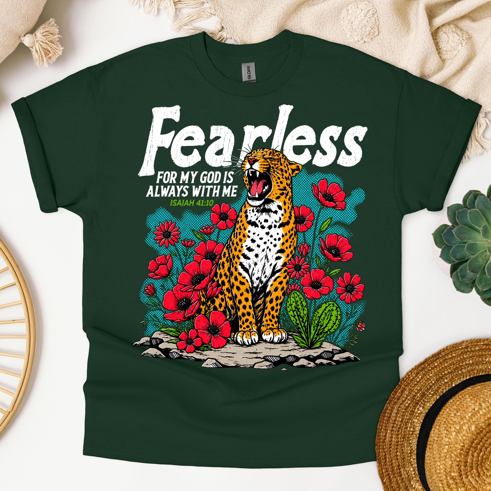 Fearless For My God Is Always With Me Isaiah 41.10 01