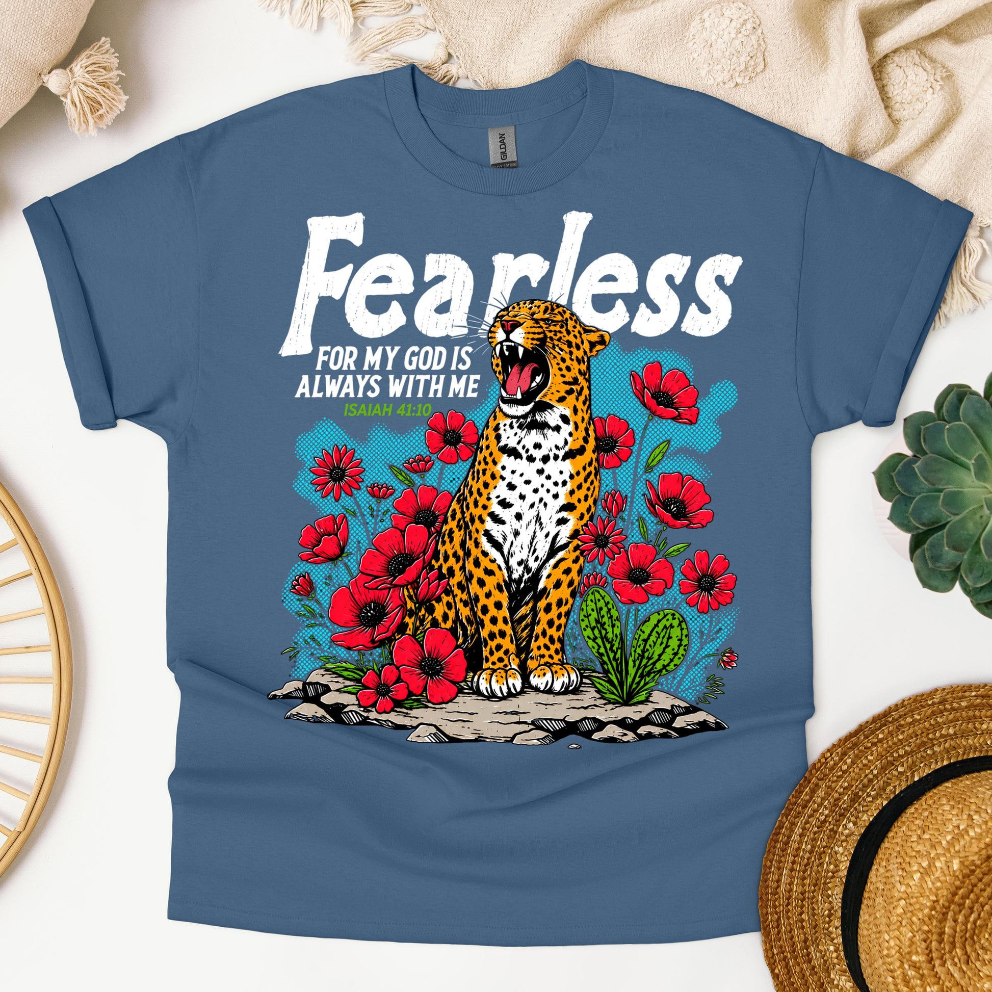 Fearless For My God Is Always With Me Isaiah 41.10 01