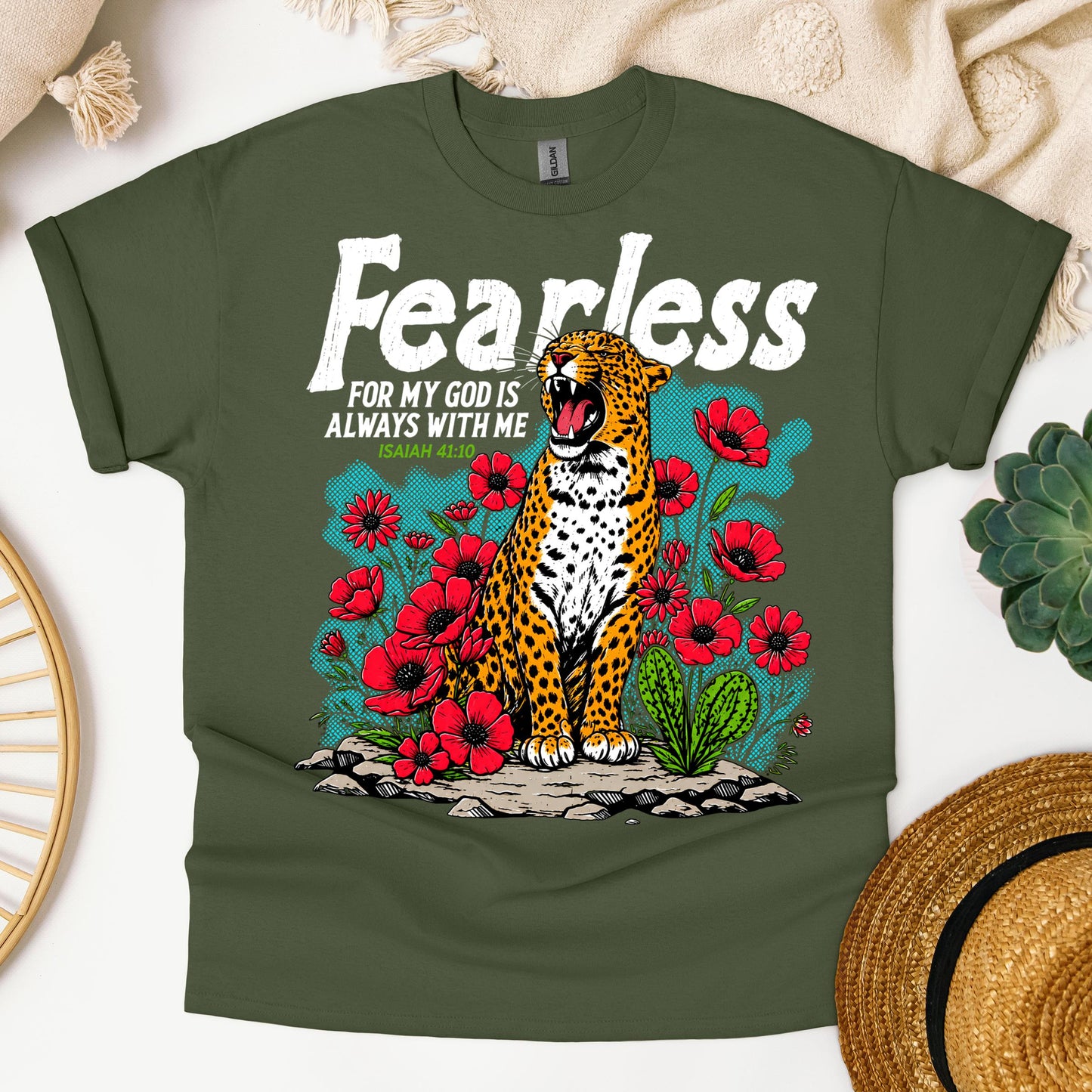 Fearless For My God Is Always With Me Isaiah 41.10 01