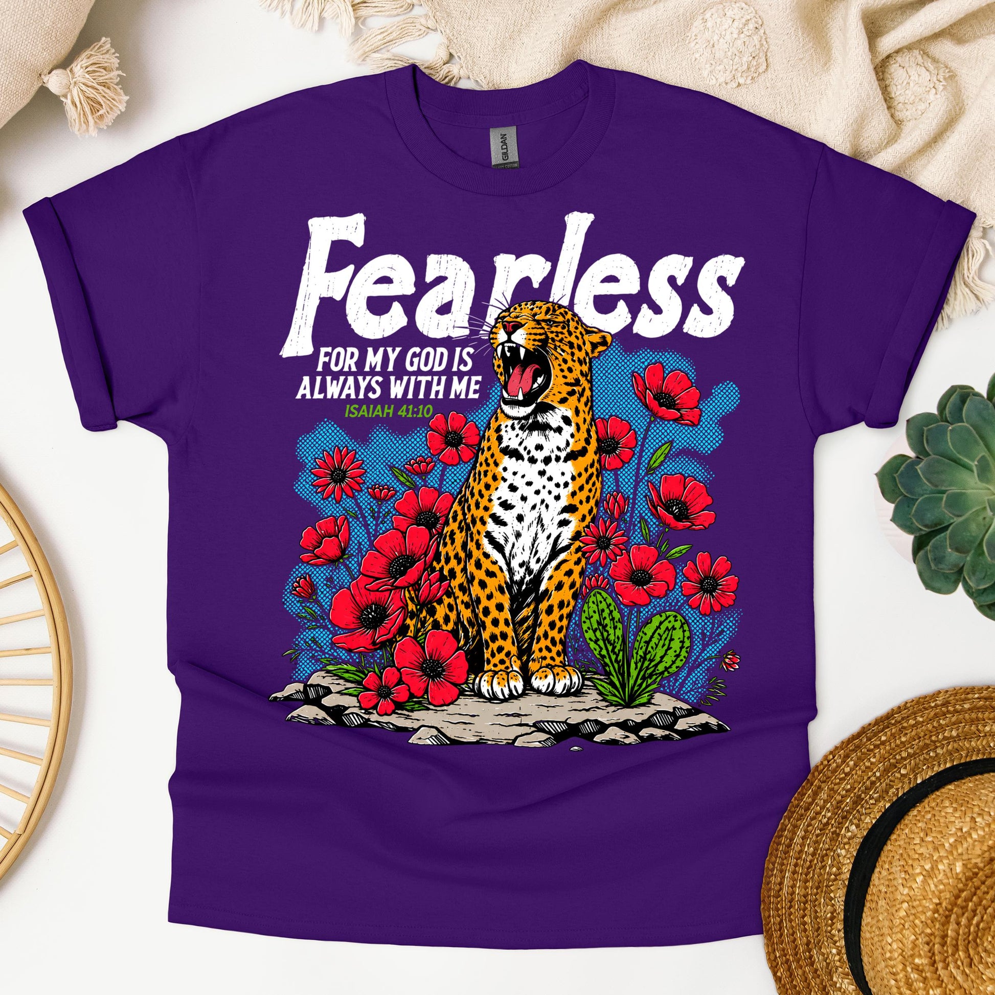 Fearless For My God Is Always With Me Isaiah 41.10 01