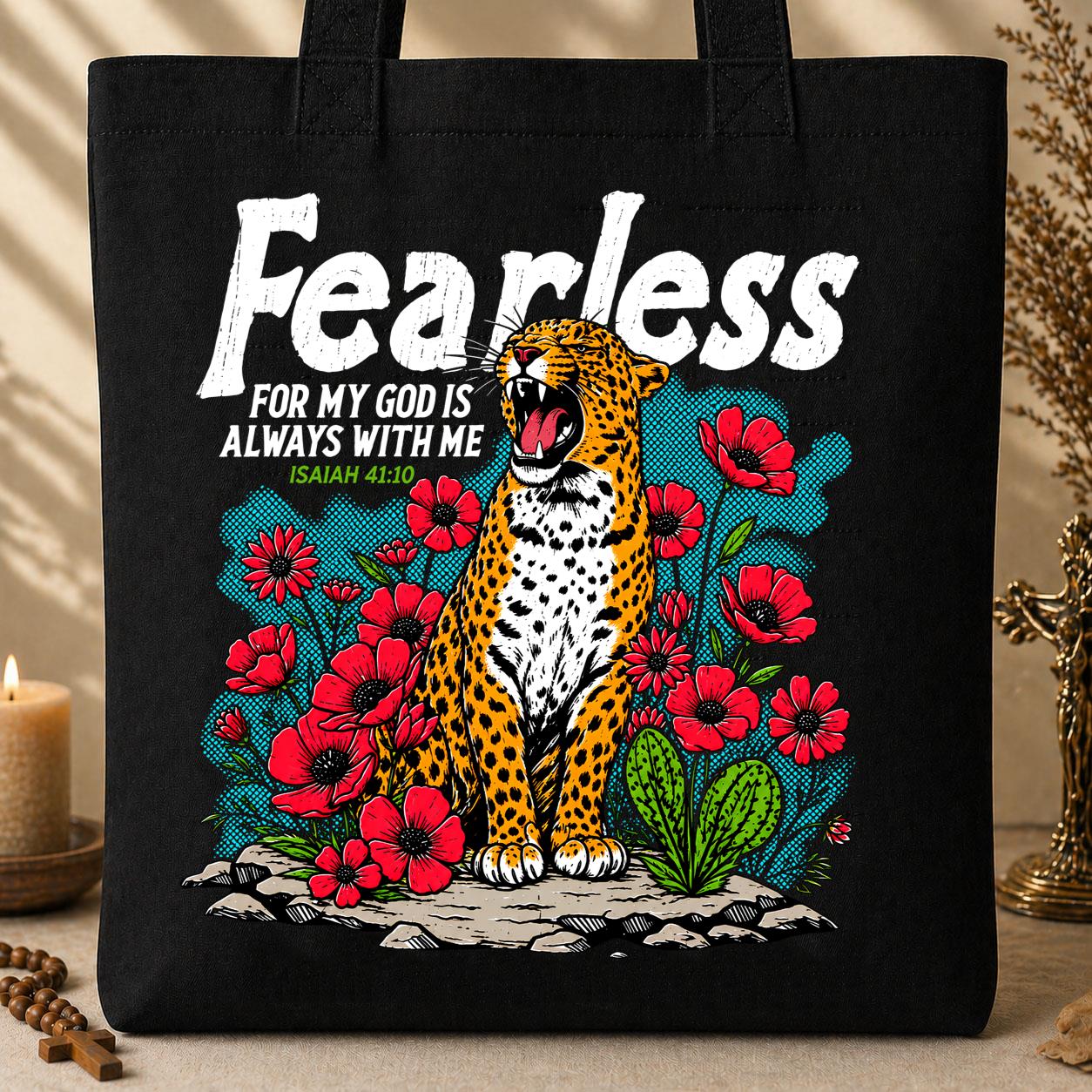 Fearless For My God Is Always With Me Isaiah 41.10 01