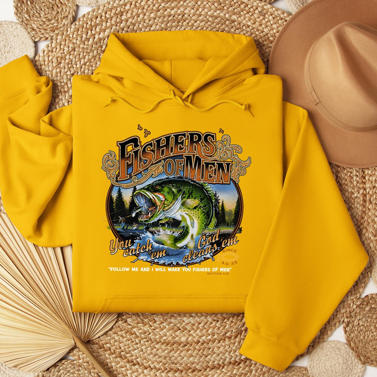 Fishers Of Men You Catch Em God Cleans Em Since A.D. 33 01