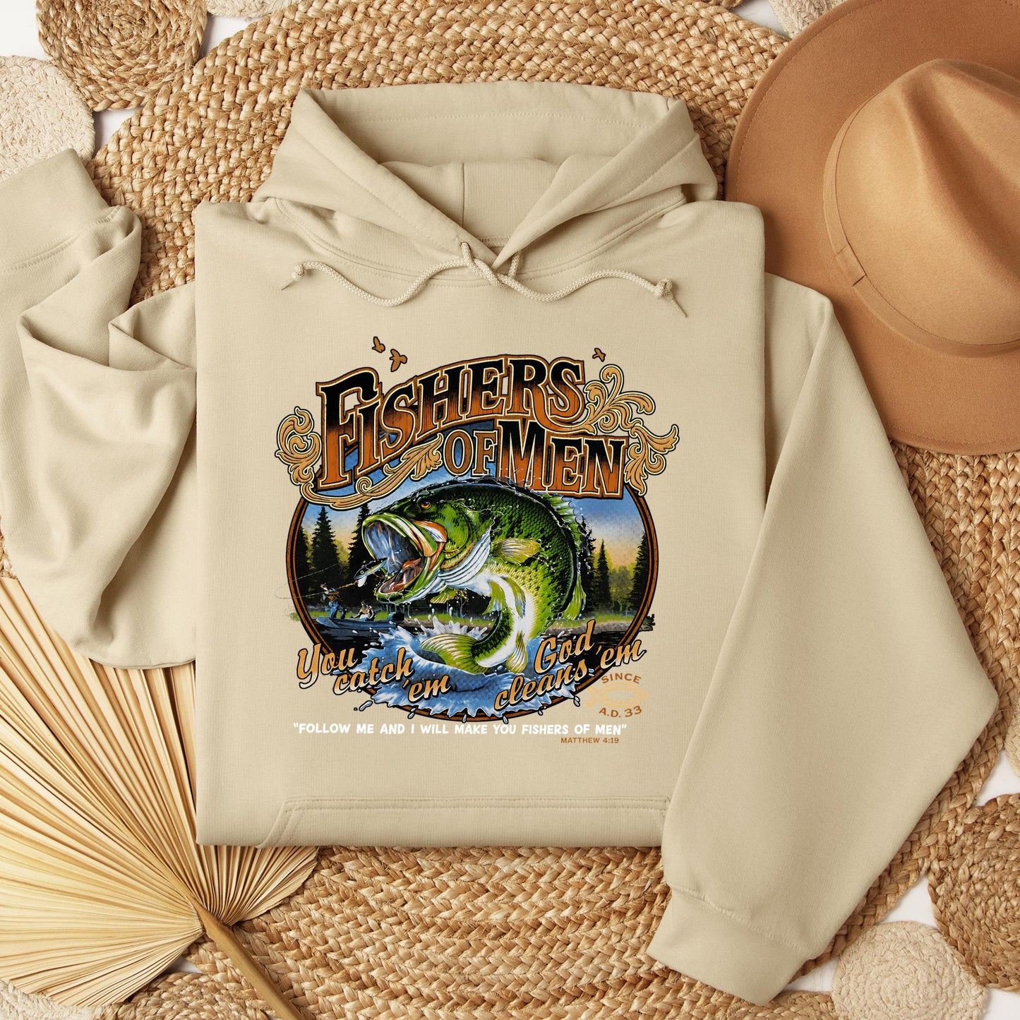 Fishers Of Men You Catch Em God Cleans Em Since A.D. 33 01