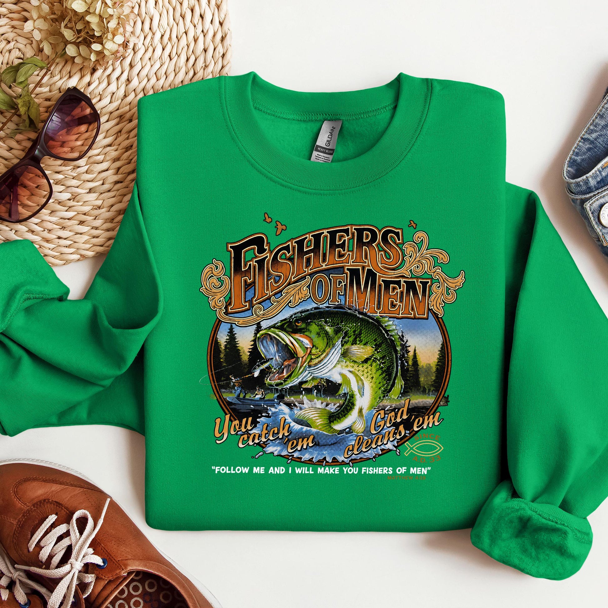 Fishers Of Men You Catch Em God Cleans Em Since A.D. 33 01