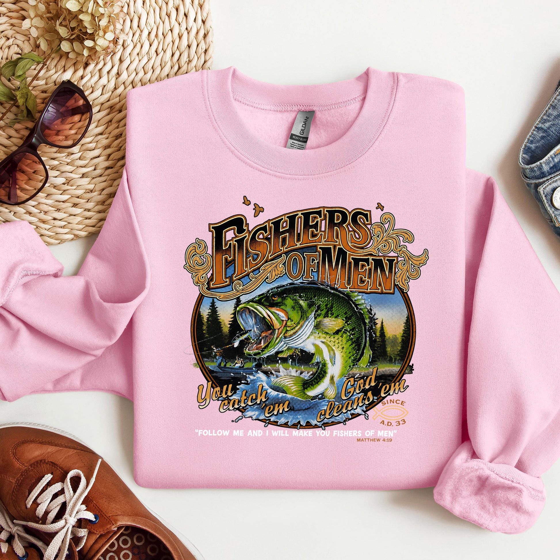 Fishers Of Men You Catch Em God Cleans Em Since A.D. 33 01