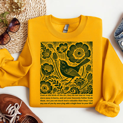 Floral Bird 01