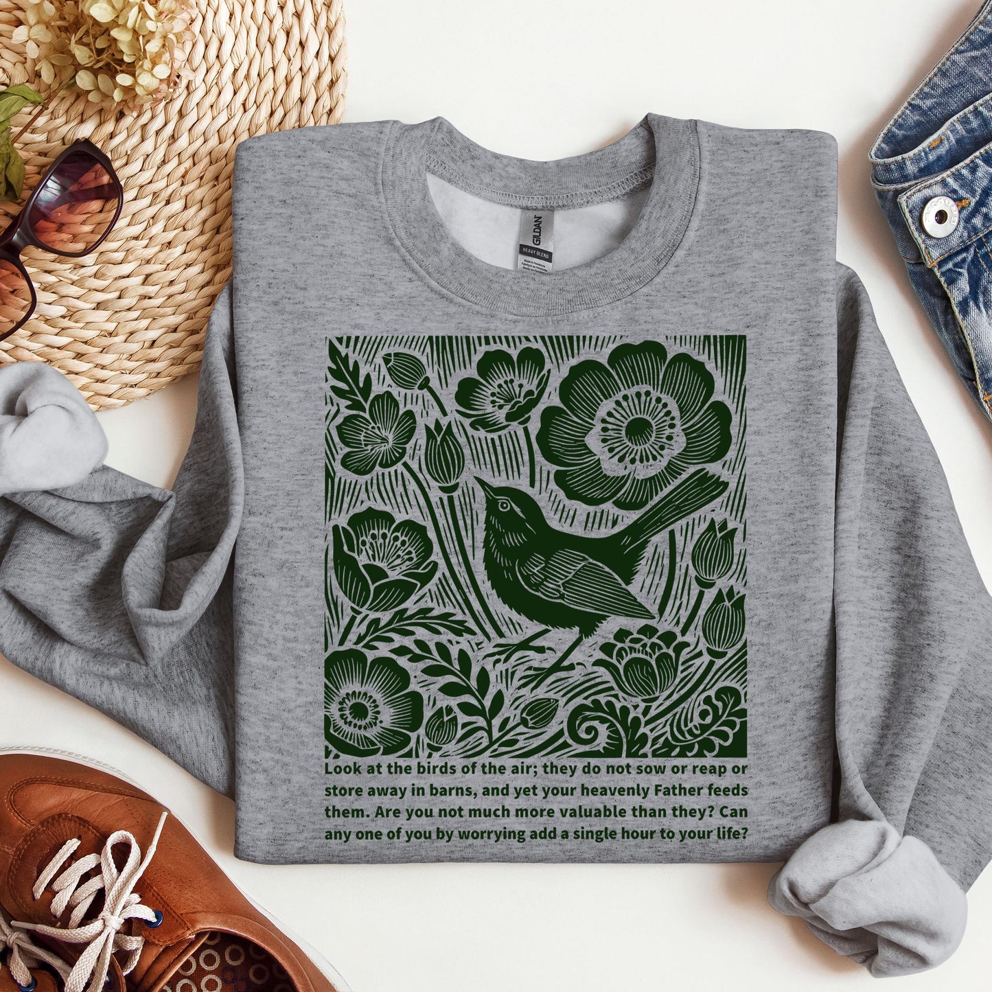 Floral Bird 01