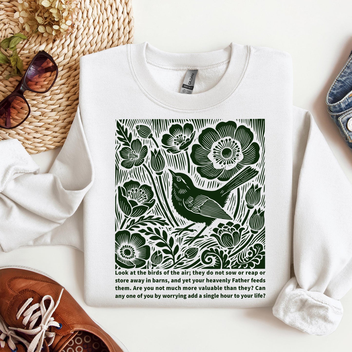 Floral Bird 01