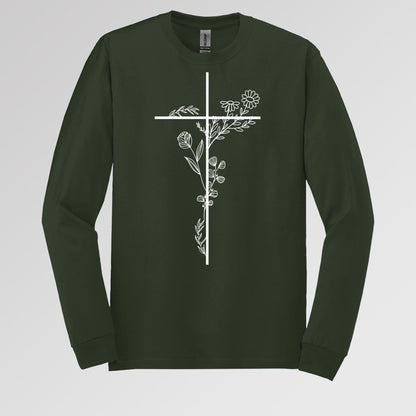 Floral Cross 01