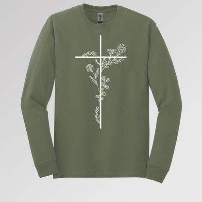 Floral Cross 01