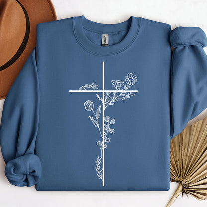 Floral Cross 01