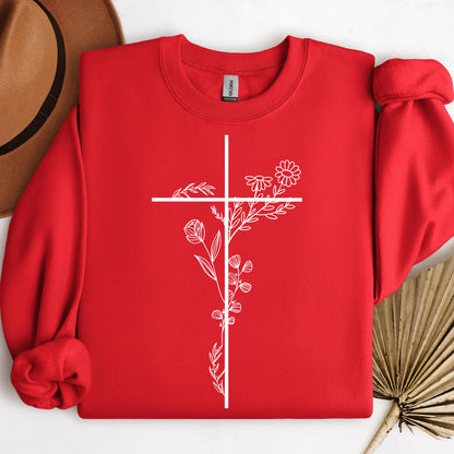 Floral Cross 01