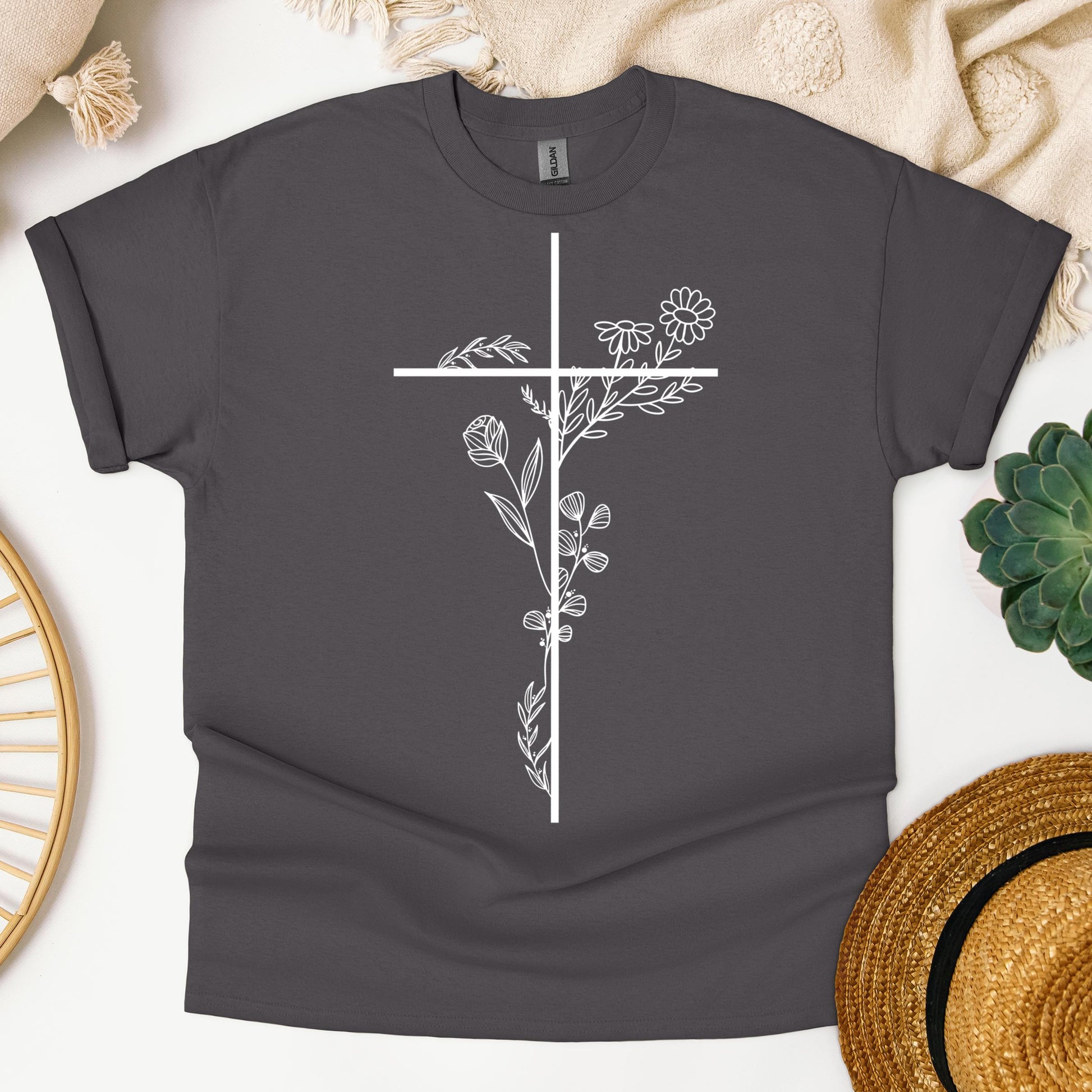 Floral Cross 01