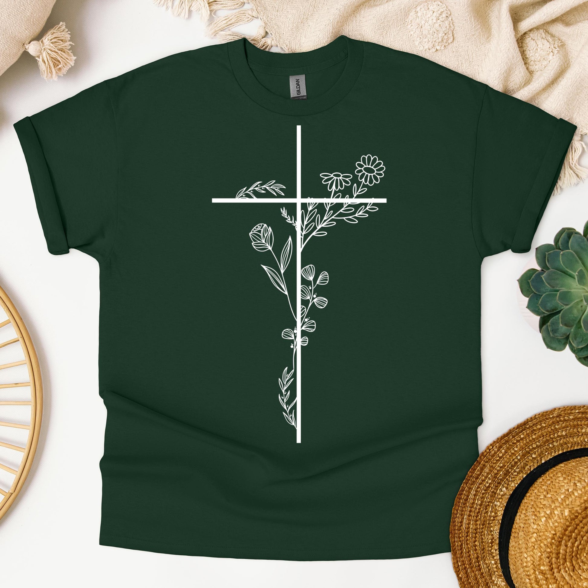 Floral Cross 01