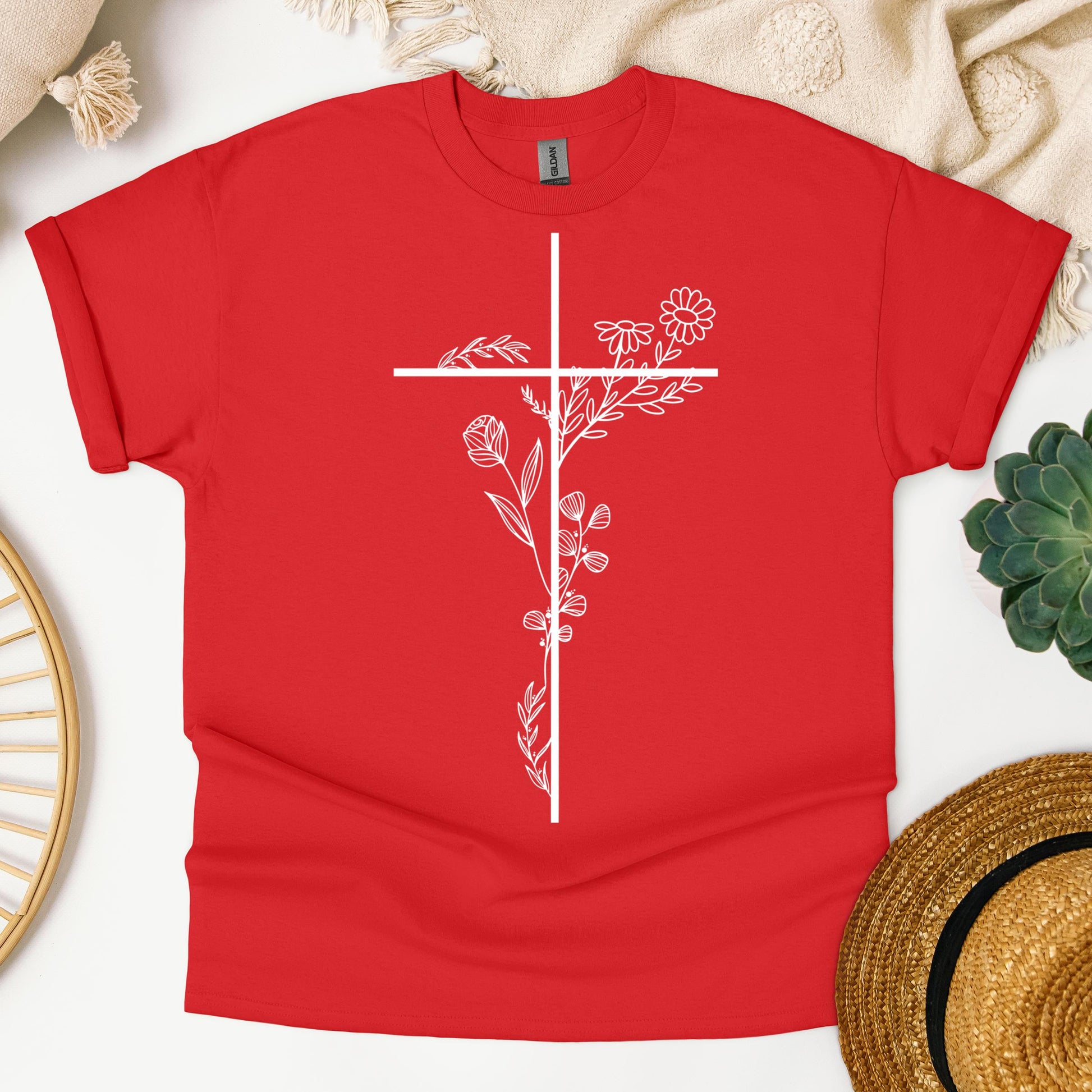 Floral Cross 01
