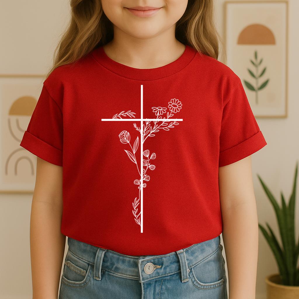 Floral Cross 01