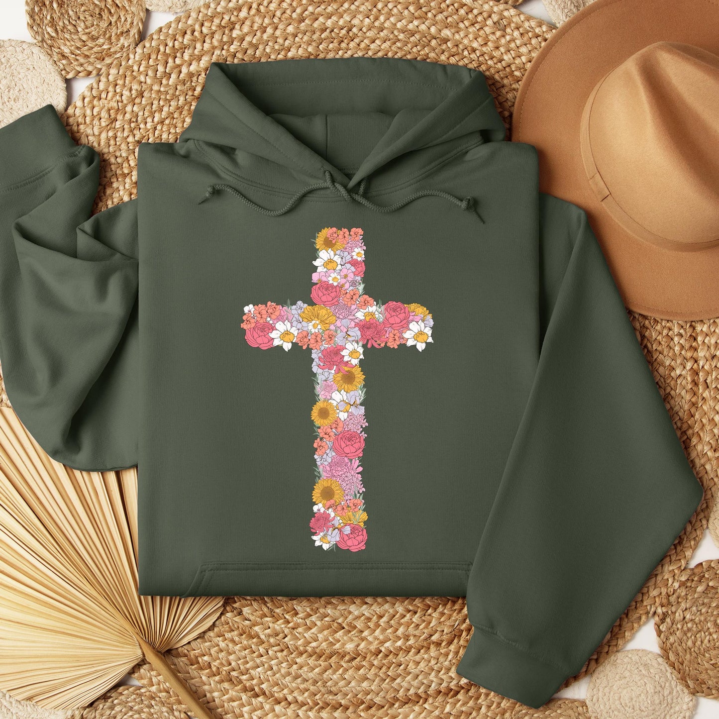 Floral Cross 02