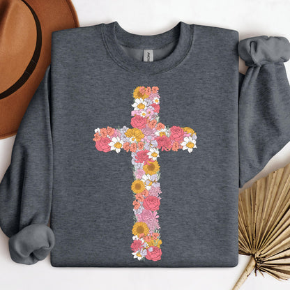 Floral Cross 02