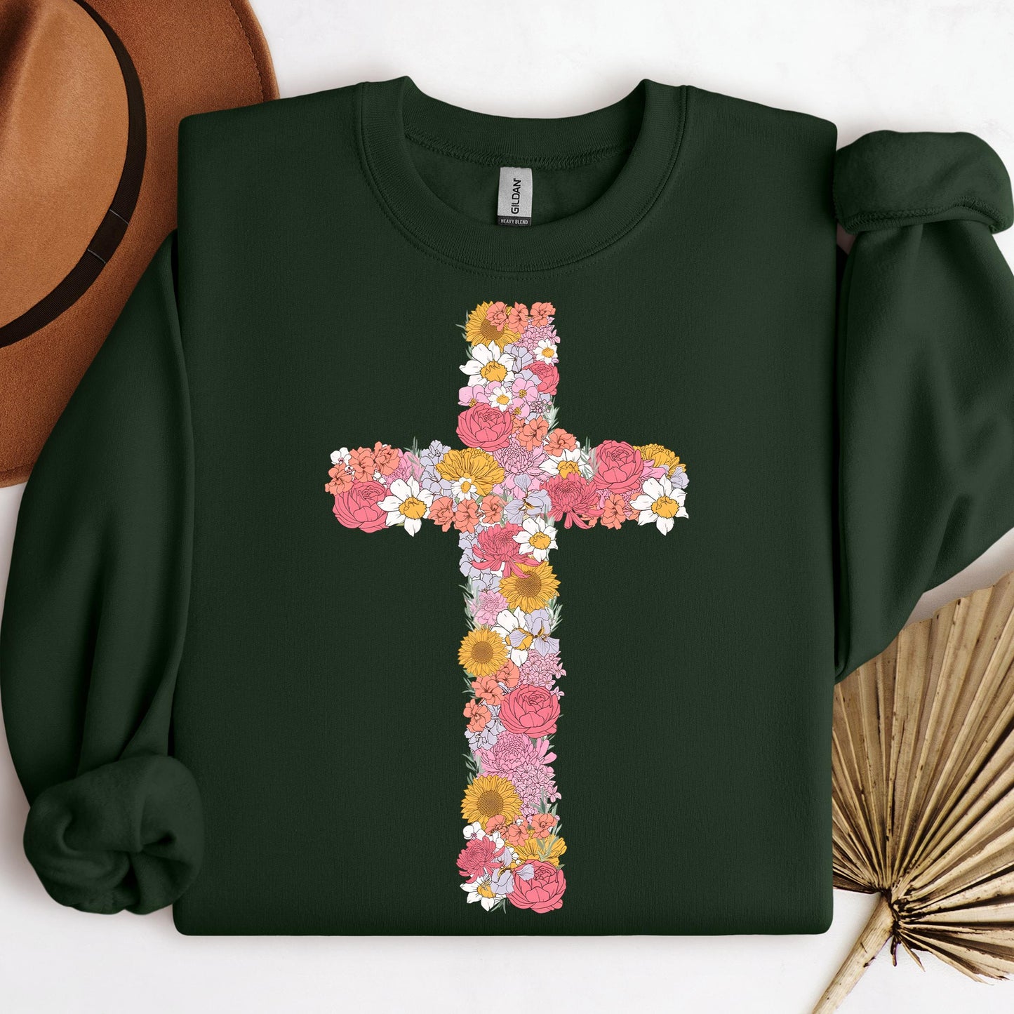 Floral Cross 02