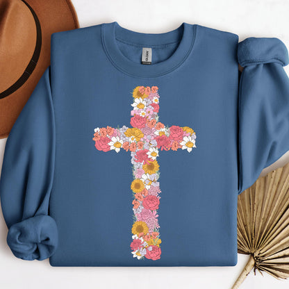 Floral Cross 02