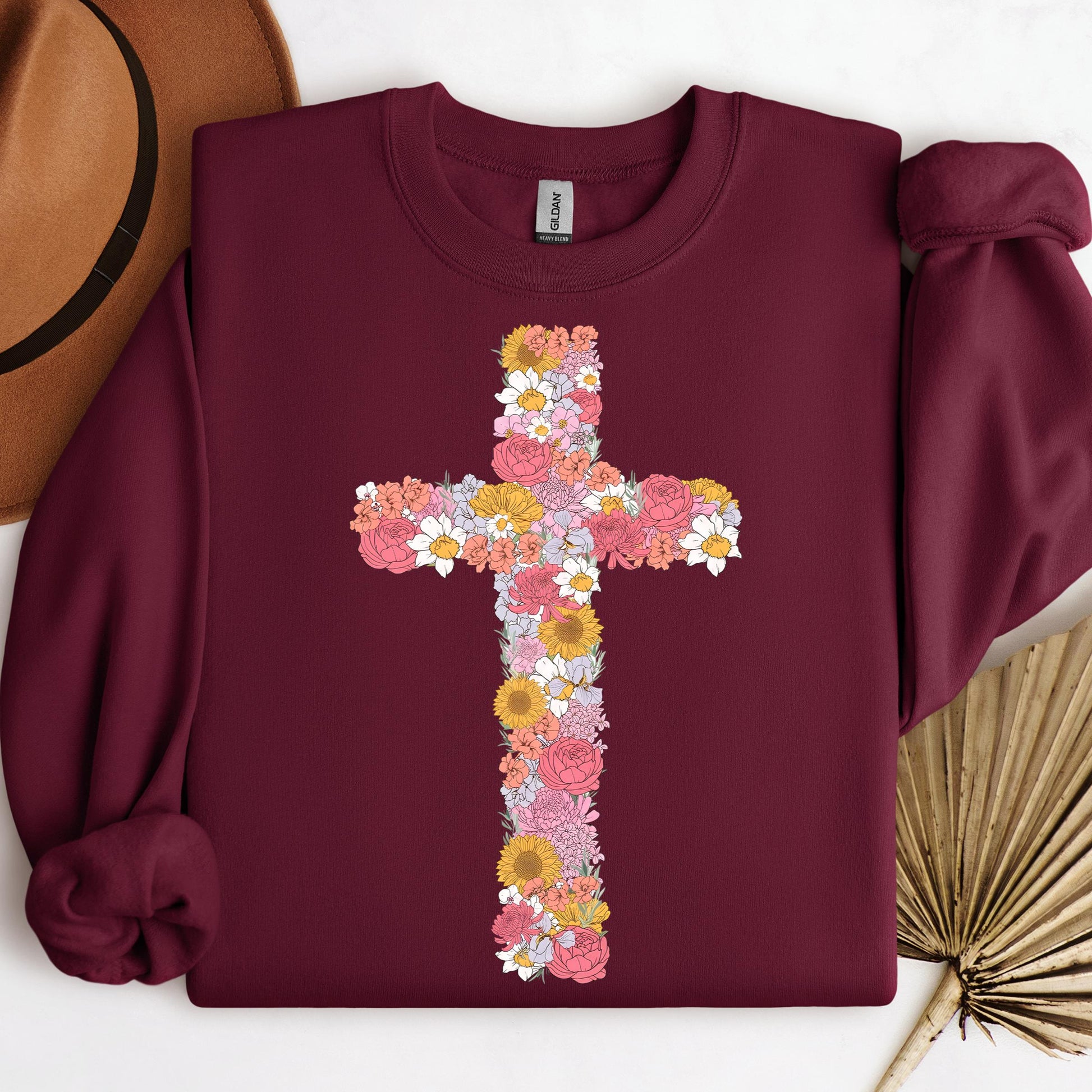 Floral Cross 02