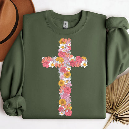 Floral Cross 02