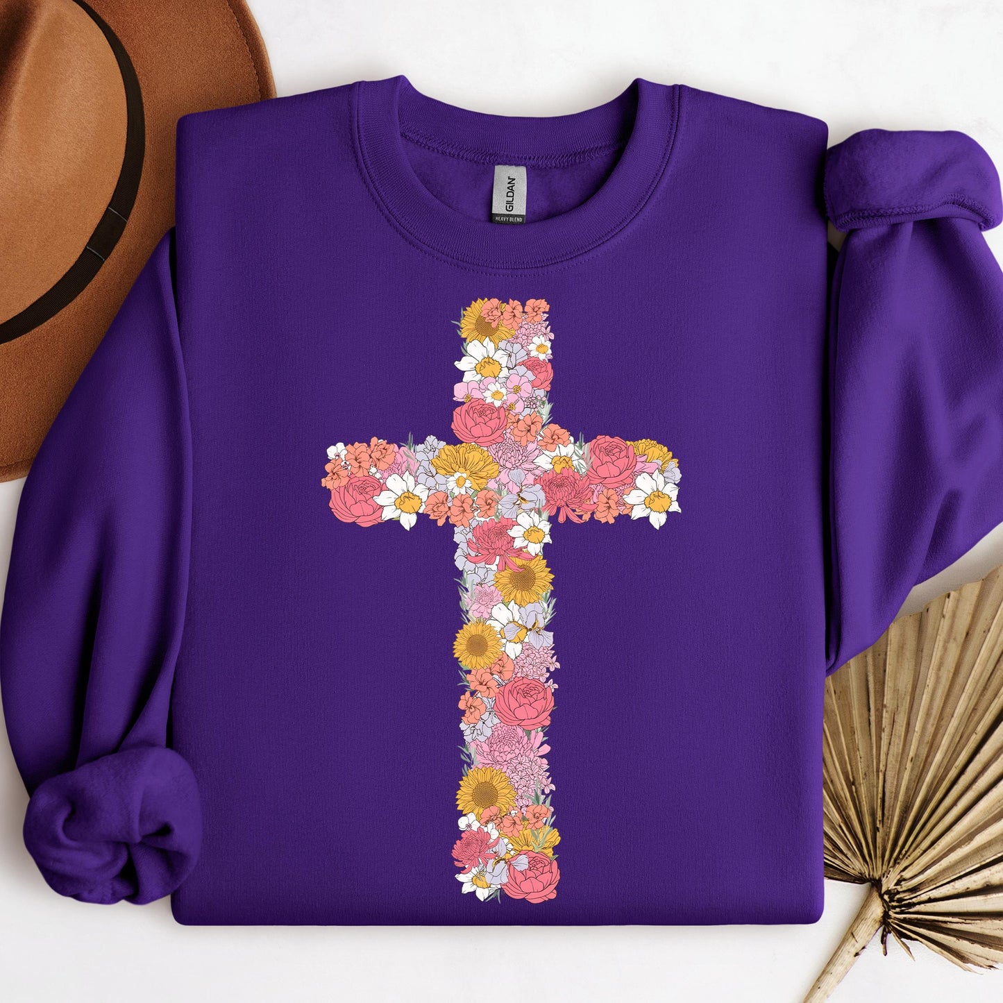 Floral Cross 02