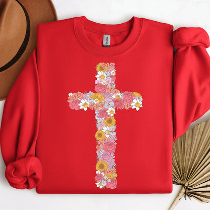 Floral Cross 02