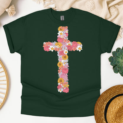 Floral Cross 02