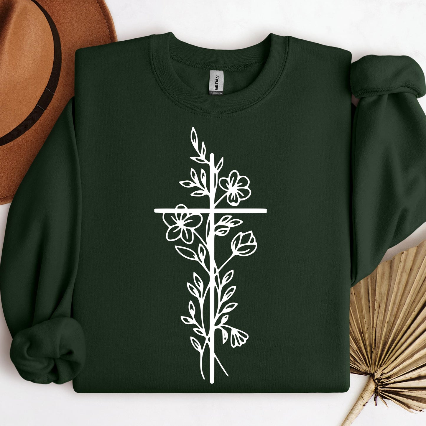 Floral Cross 03
