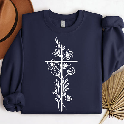 Floral Cross 03