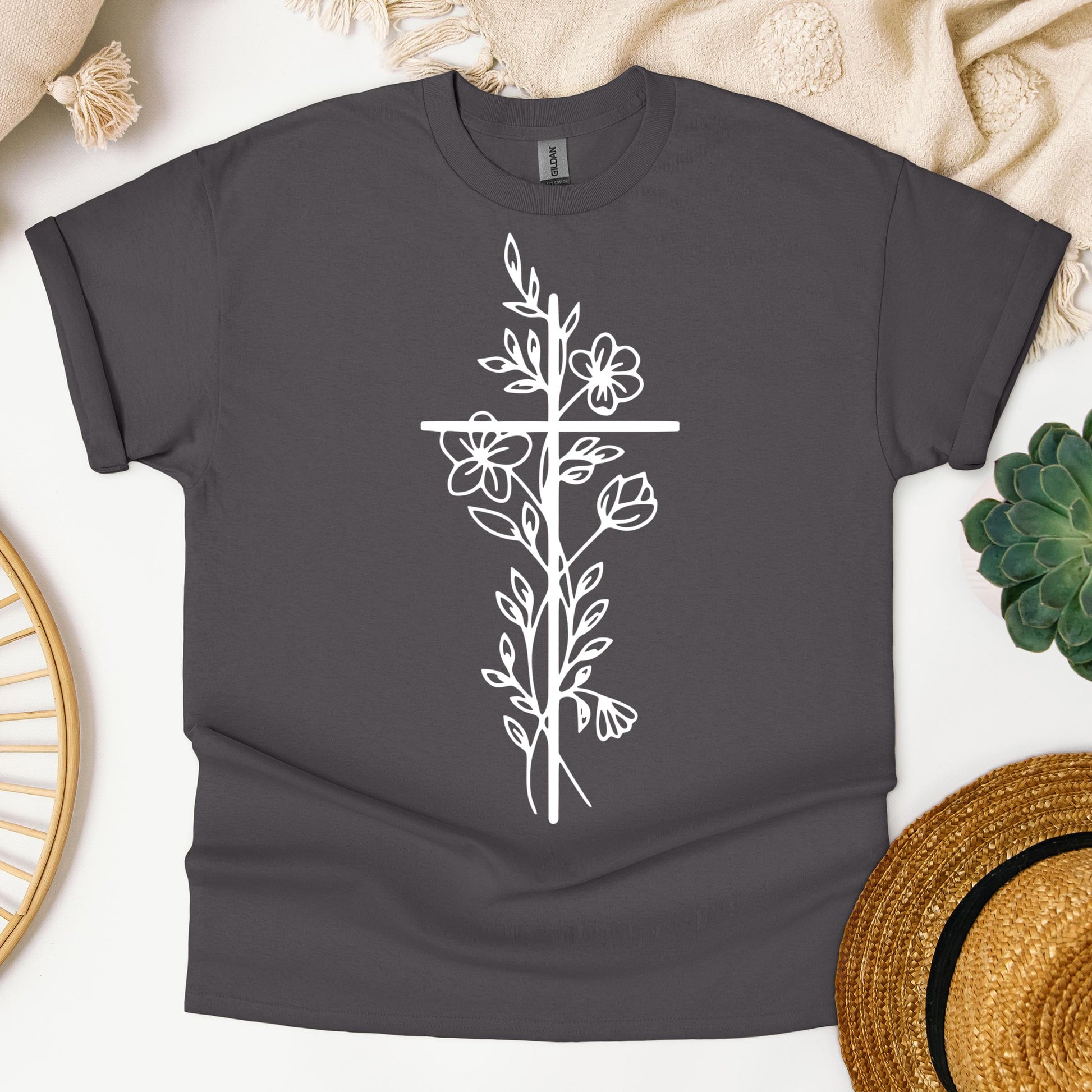 Floral Cross 03