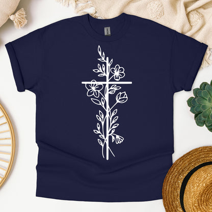 Floral Cross 03
