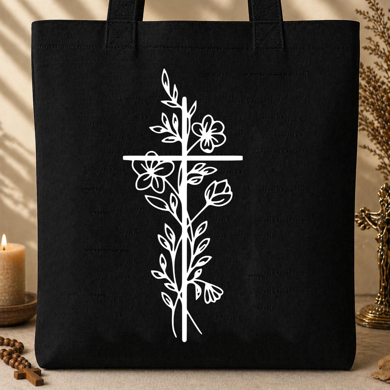 Floral Cross 03