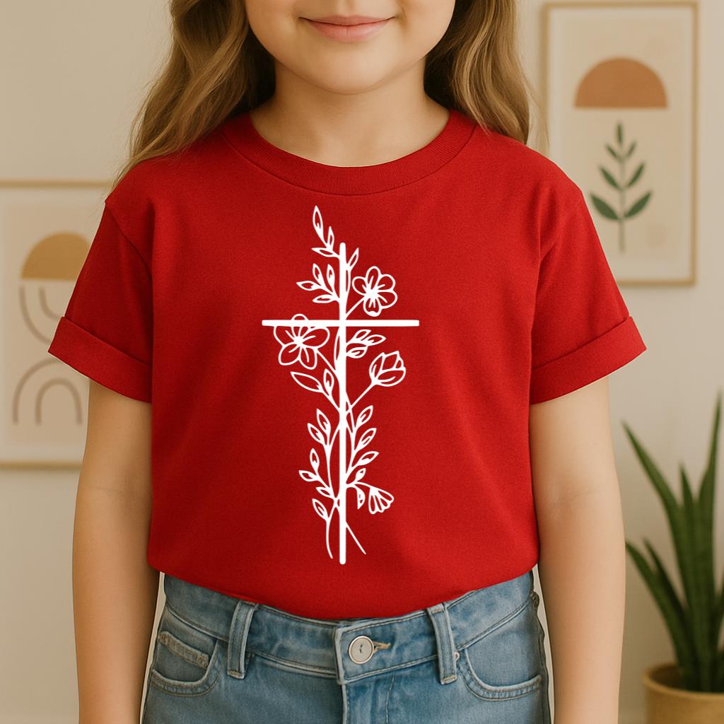 Floral Cross 03
