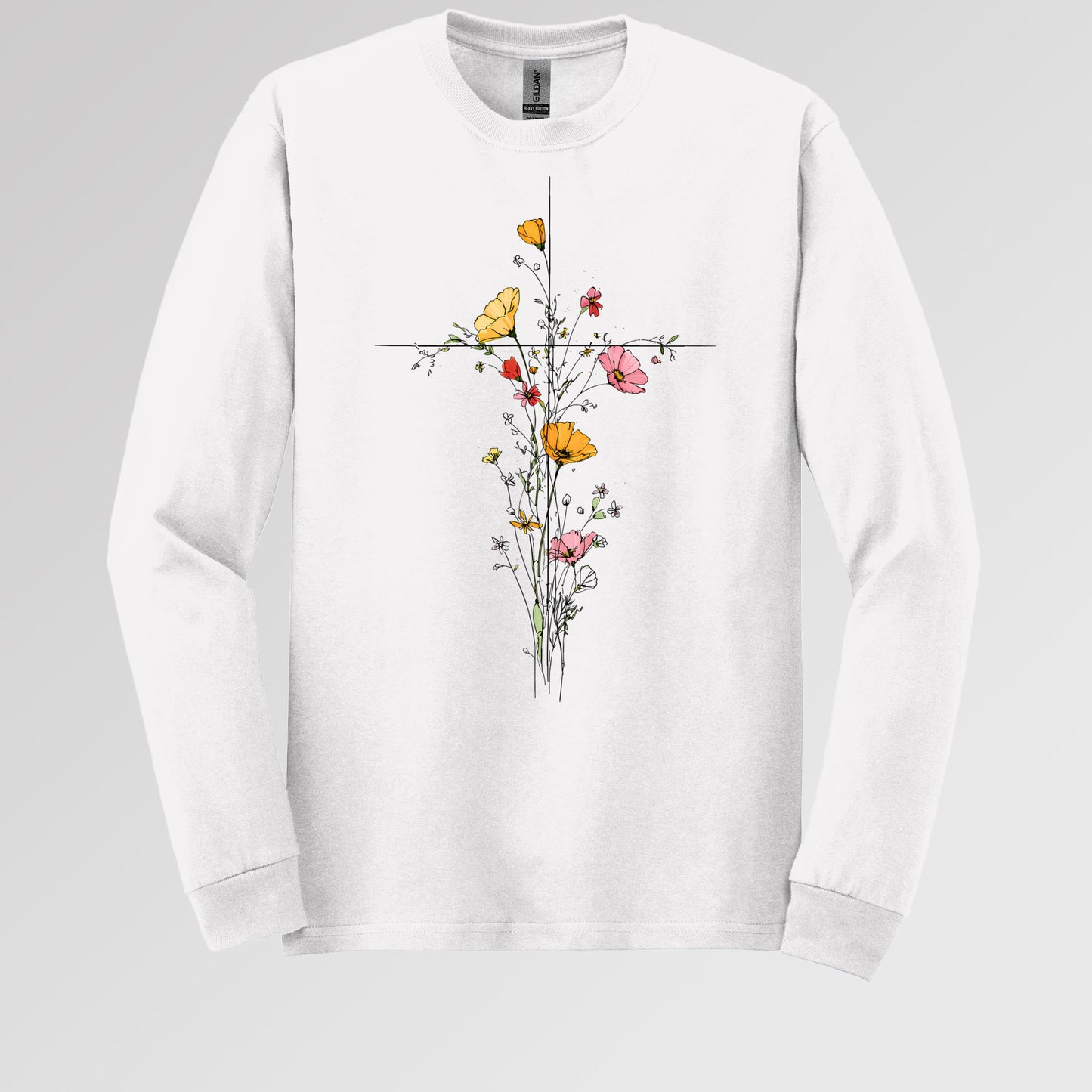 Floral Cross 04