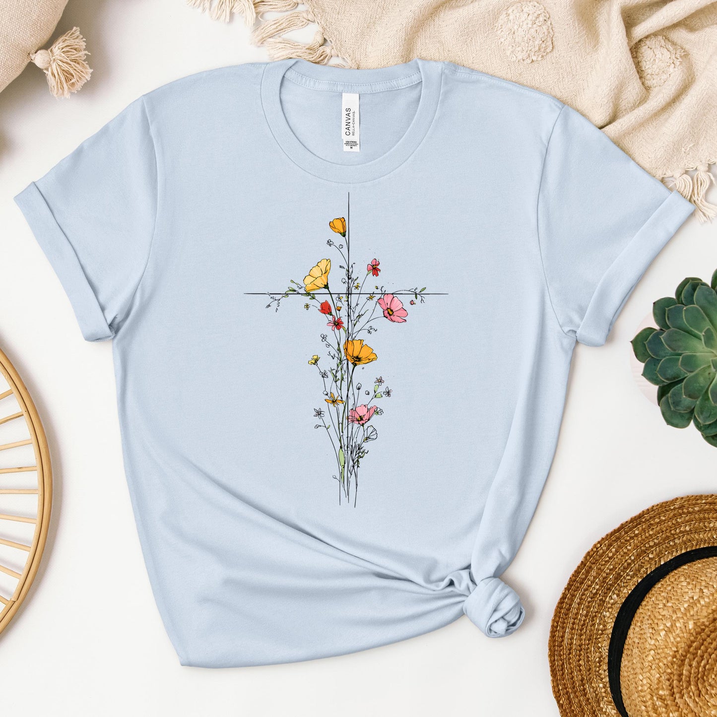 Floral Cross 04