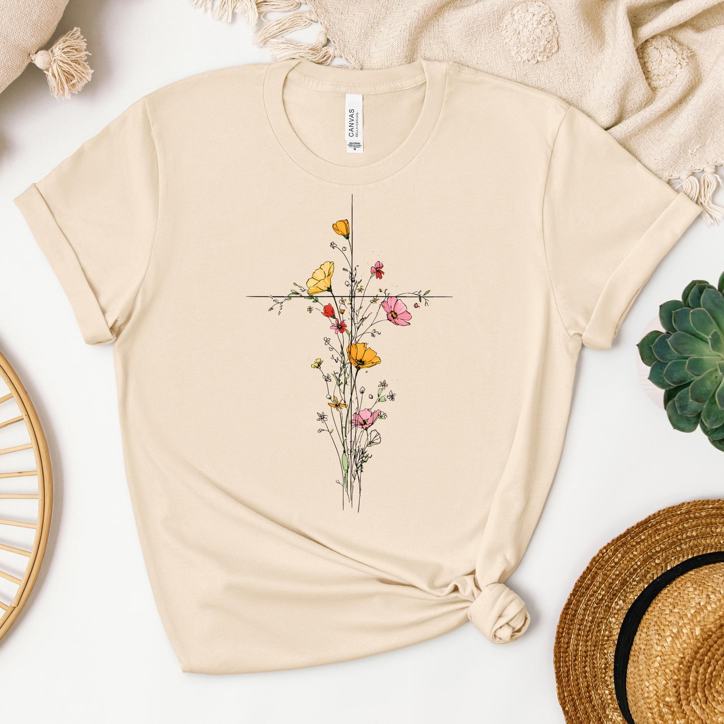 Floral Cross 04