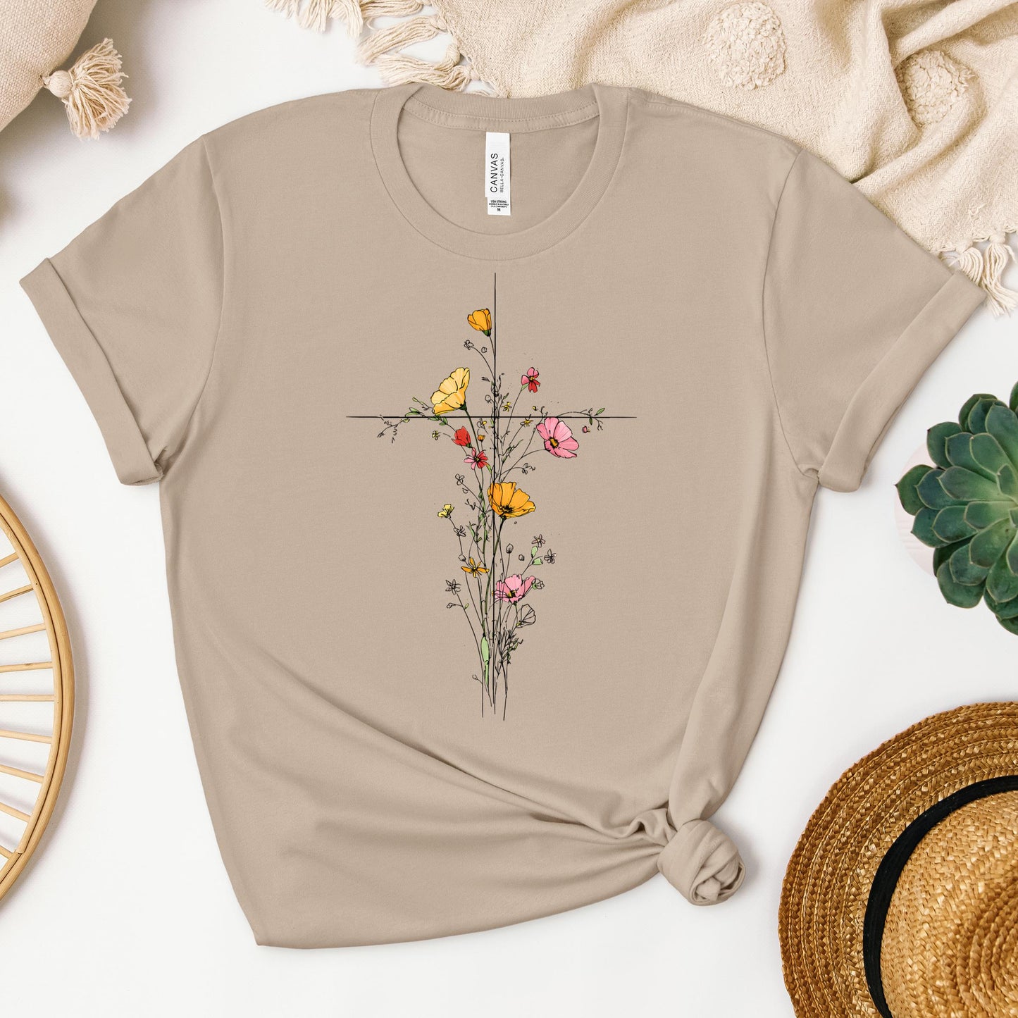 Floral Cross 04