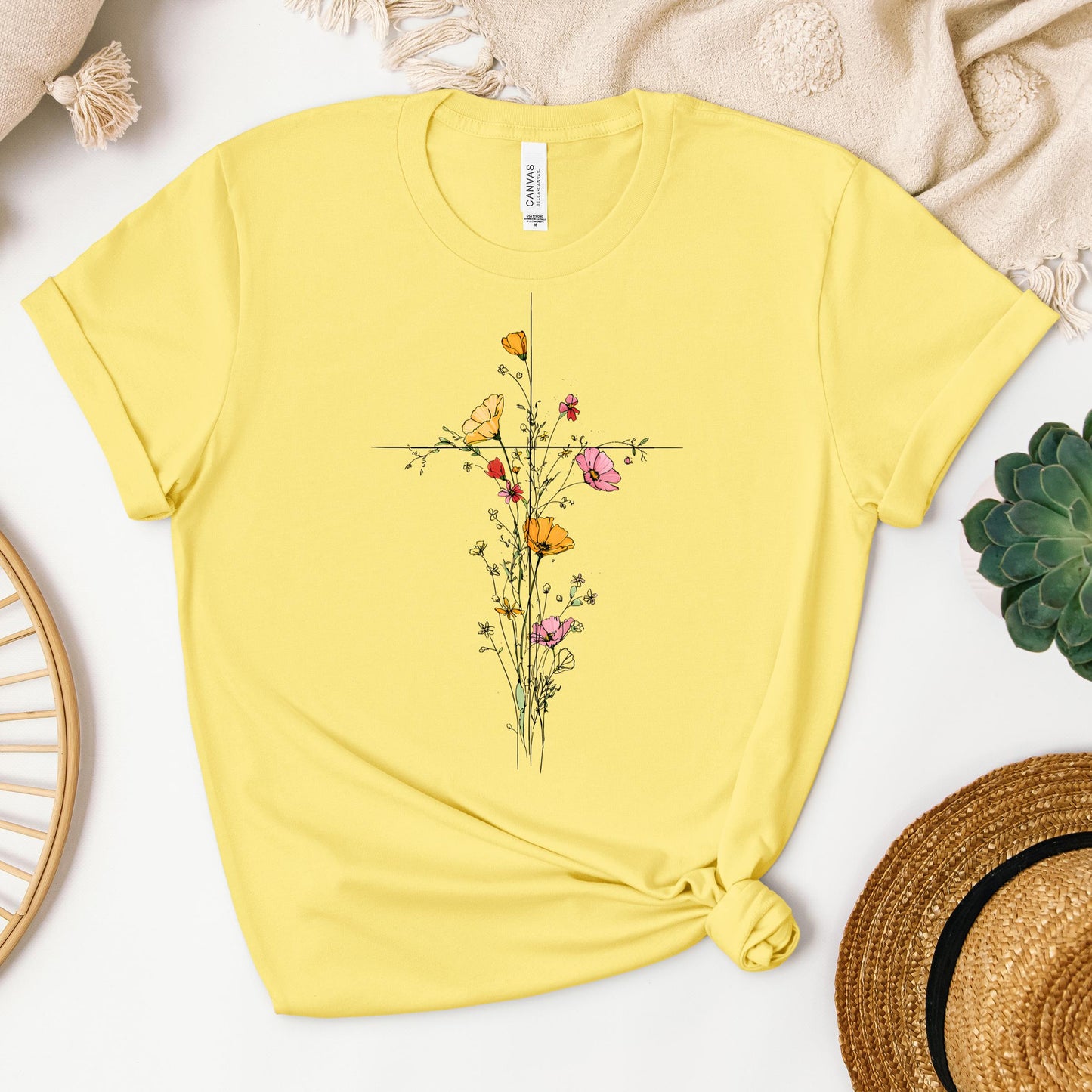 Floral Cross 04