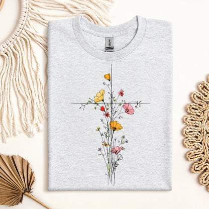 Floral Cross 04