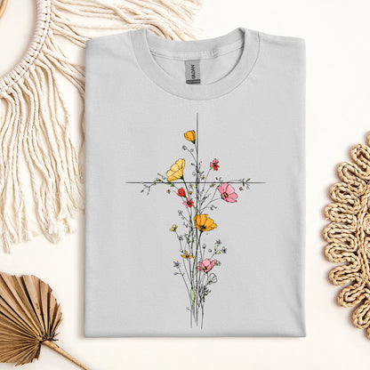 Floral Cross 04