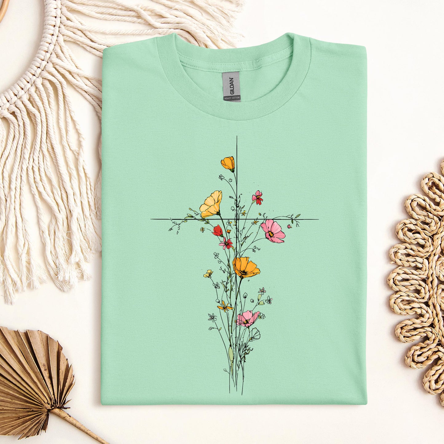 Floral Cross 04