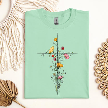 Floral Cross 04