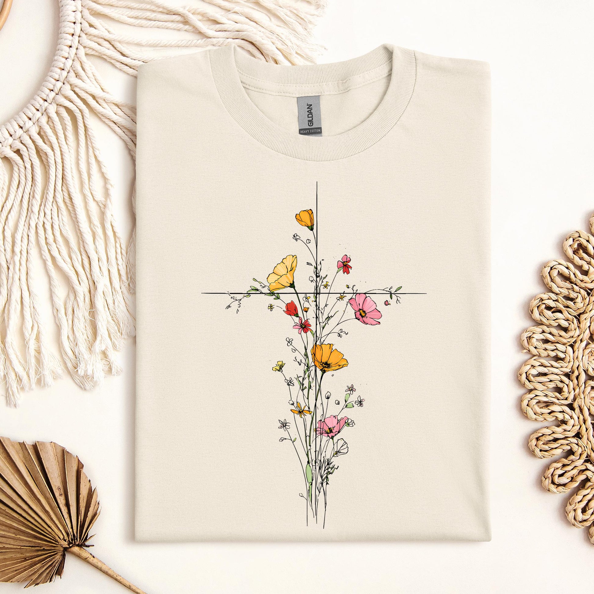 Floral Cross 04